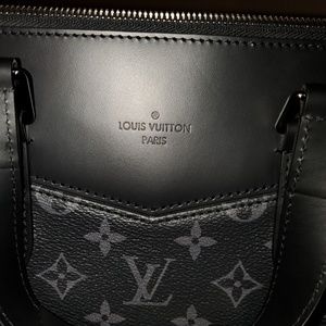 Louis Vuitton Briefcase Explorer Grey Monogram Eclipse